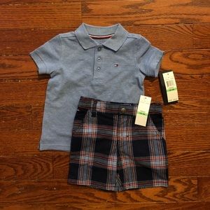 NWT Tommy Hilfiger two piece set. 18m